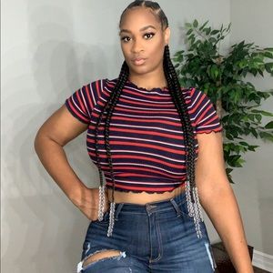 Stripped crop top